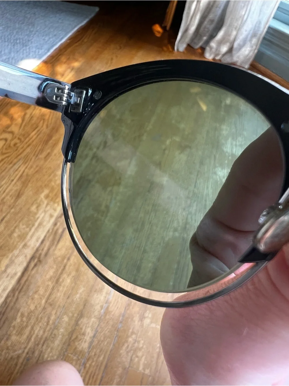 Dior Women's Black Frame Sunglasses with Pink Mirror Lenses